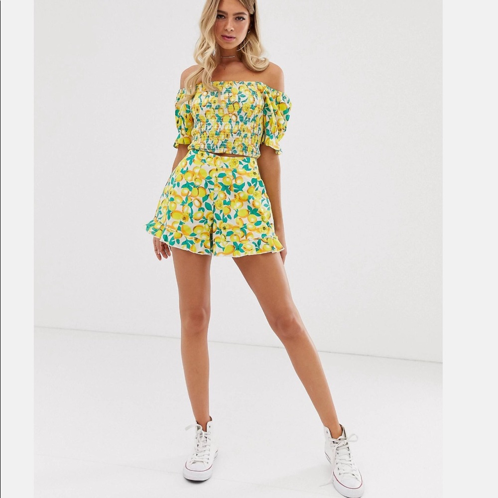 ASOS lemon two-piece